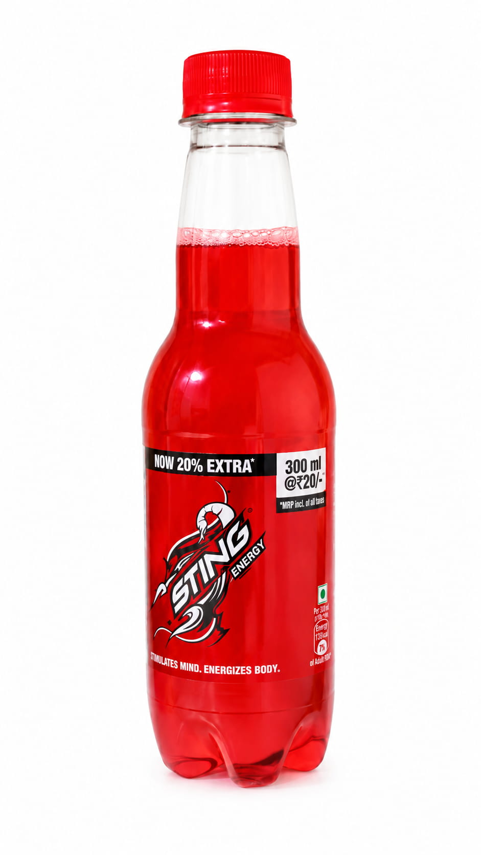 Sting Energy Drink 300ml (20% Extra) (Pack of 5)